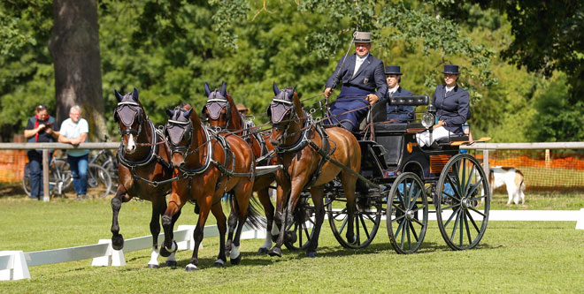 Europameisterschaft Vierspänner in Donaueschingen 