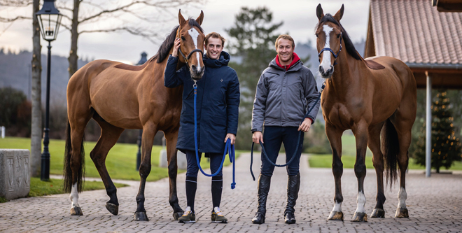 Springreiter David Will und Richard Vogel im Portrait